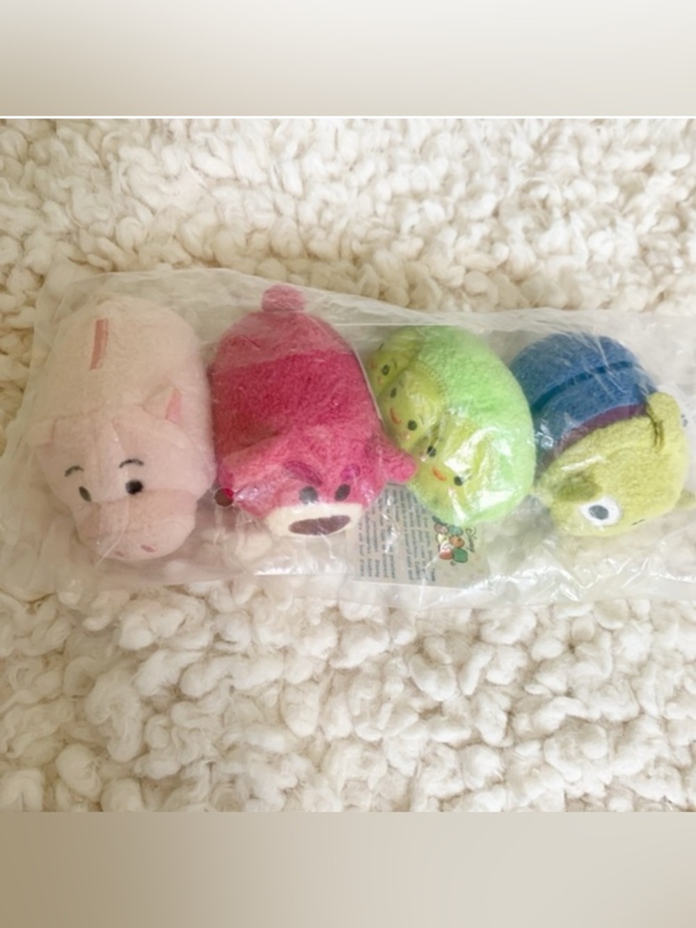 Brand New Small Disney Tsum Tsum Set of 4 Toy Story Friends Collection